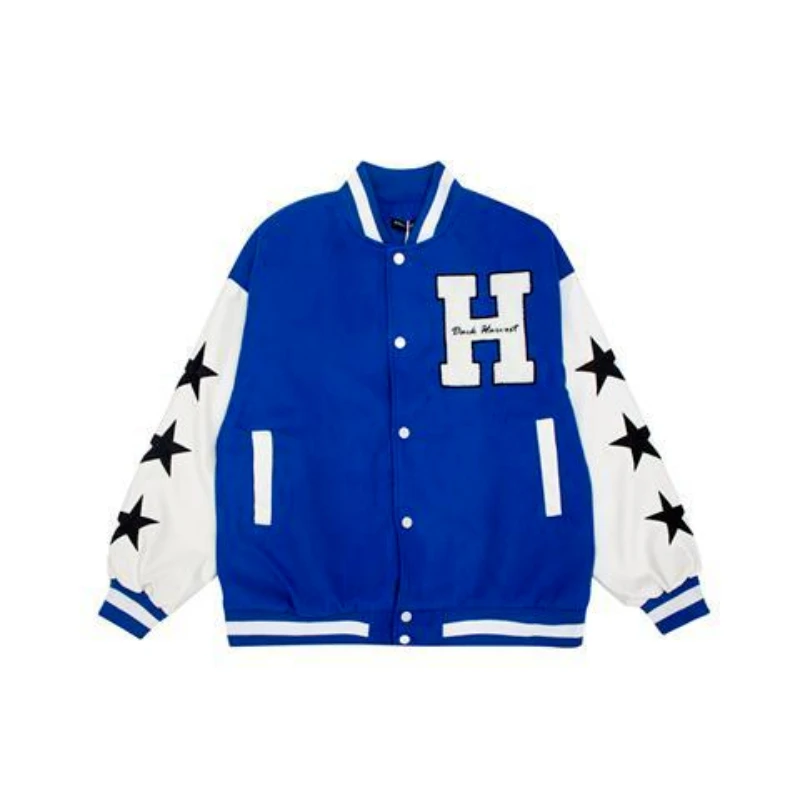 

Y2K American hiphop high street retro American baseball uniforms men and women trend wild handsome autumn and winter jackets