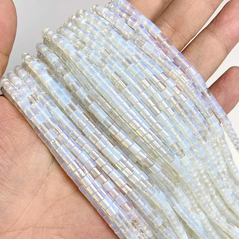 Цилиндрические бусины-колонки из натурального камня 4 х13 мм |