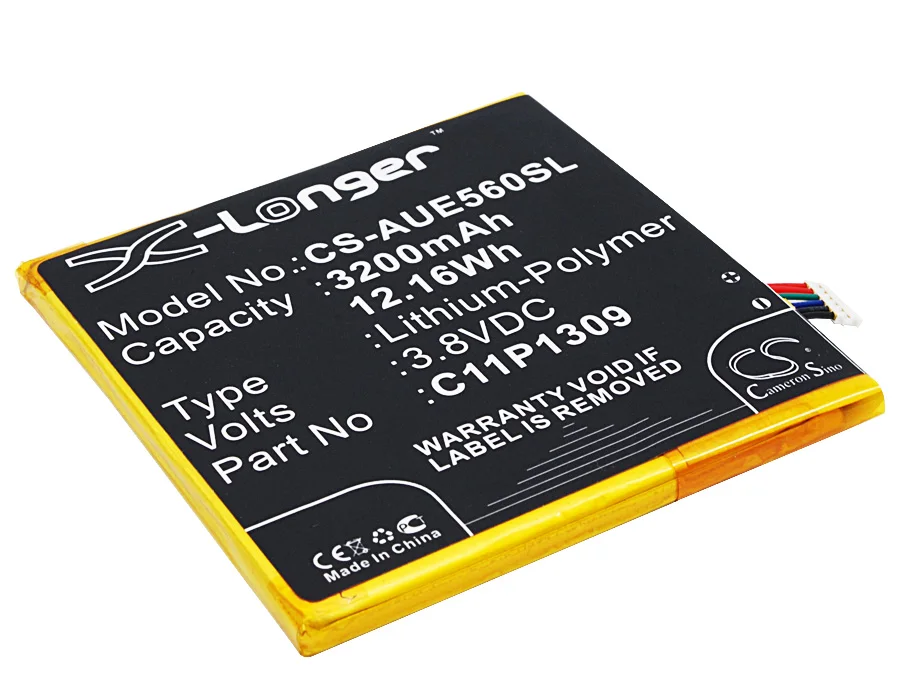 CS 3200 мАч/12.16Wh батарея для Asus Fonepad Note 6,Fonepad Примечание FHD6,K00G,ME560CG,Padfone примечание 6 C11P1309,