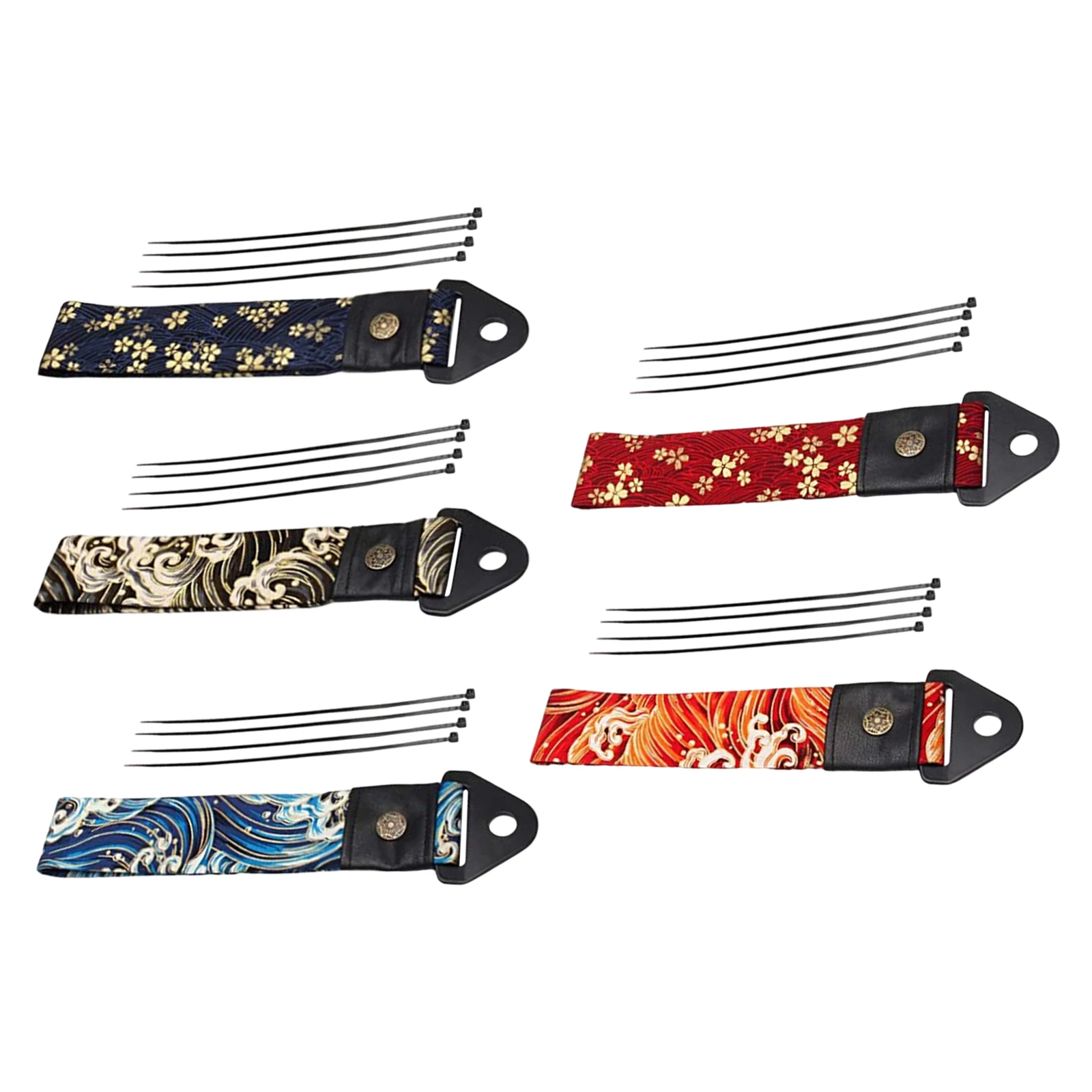 

Racing Tow Strap Decorative Decoration Ribbon with Hook Lucky Ancient Japanese Style Trailer Rope for Home Front Forks Car