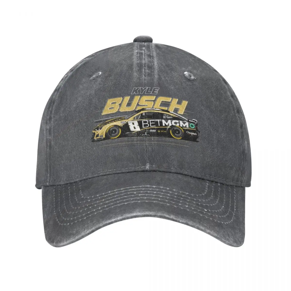 

Kyle Busch 2023 No. 8 Camaro Patriotic High Quality Activities Snapback Hat Outdoor Unisex Headwear