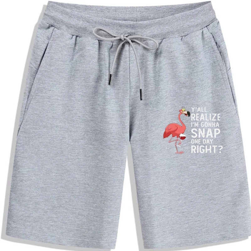 Вы понимаете, что я собираюсь сделать один день, правые шорты с фламинго для мужчин, высококачественные мужские шорты