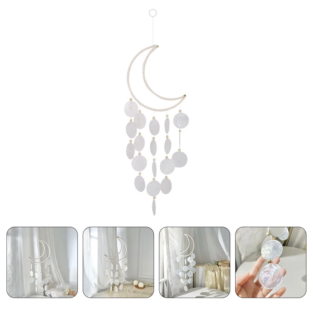 

Wind Chime Chimes Hanging Bell Garden Windchimeseashells Ornament Craft Bedroom Moonoutdoor Clearance Suncatchers Ornaments