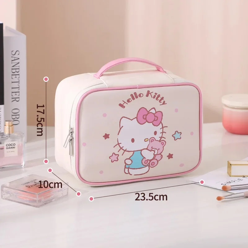 Фото Косметичка My Melody: Новая многофункциональная сумка-органайзер большой вместимости, водонепроницаемая, сверхлегкая, для женщин №5