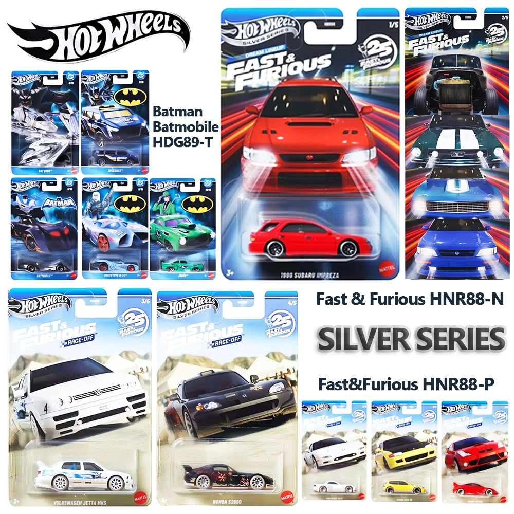 Фото Hot Wheels Silver Series Fast & Furious, Бэтмен Бэтмобиль HNR88 1/64 №1