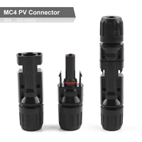 pair of solar connector male and female solar plug cable connectors 30a 1000vdc with wrench suit solar cable parallel adapters