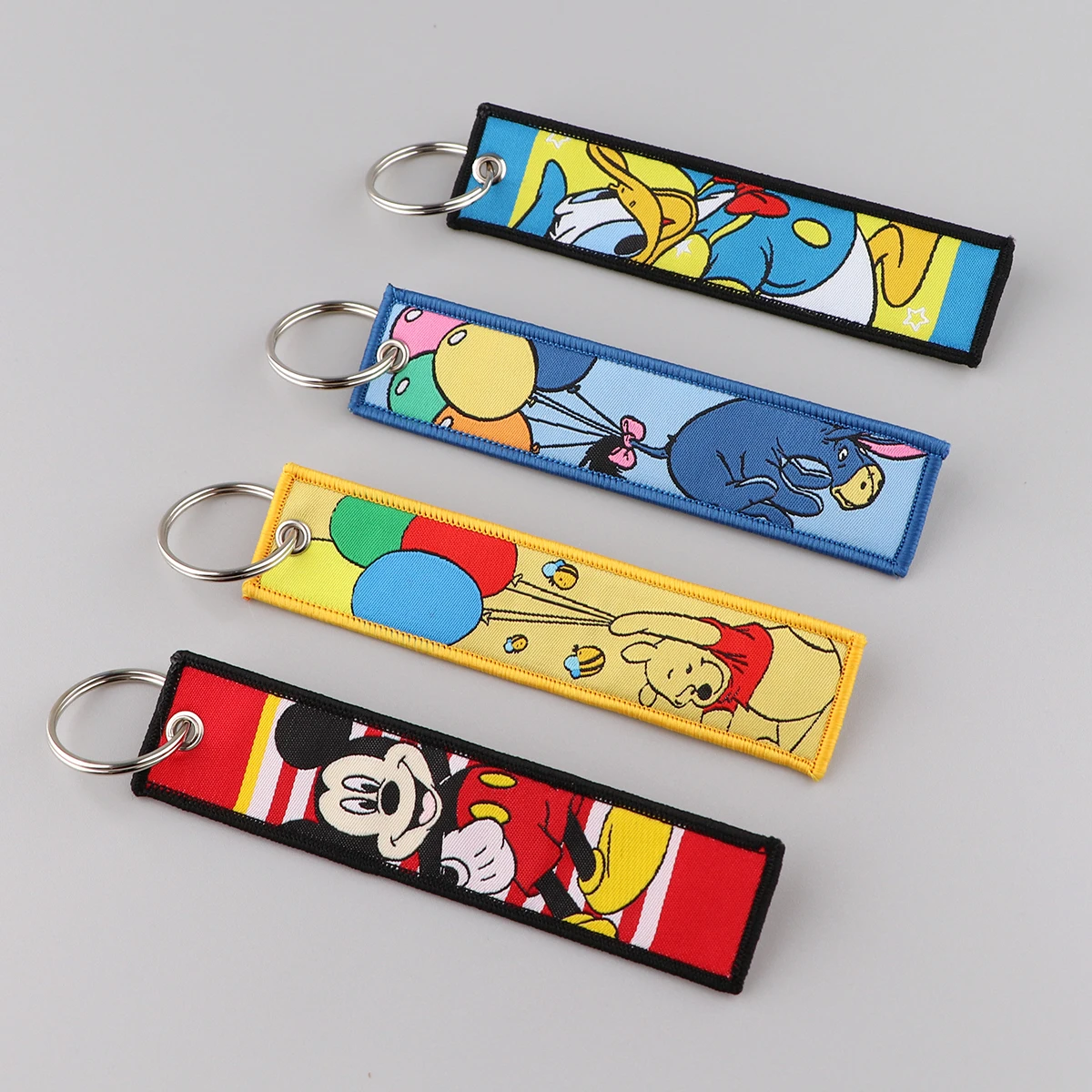 

Mickey Cute Key Tag Keychains Anime Keychain for Car Motorcycles Keys Holder Keyring Women Men Fashion Jewelry Accessories