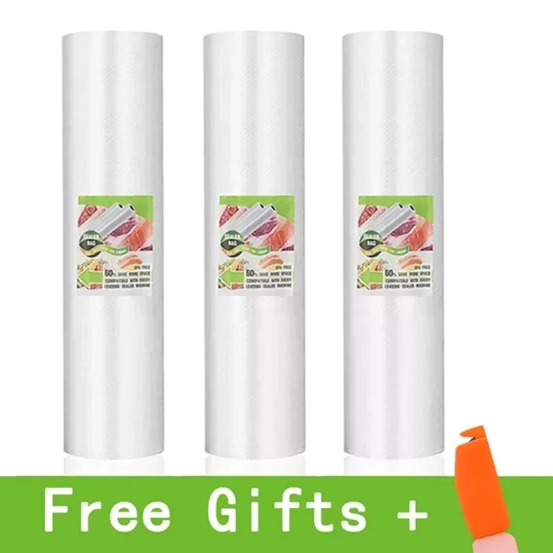 

sealer food vacuum sealer to keep food fresh vacuum bags for food 12+15+20+25+30cm*500cm rolls/Lot bags for vacuum packer