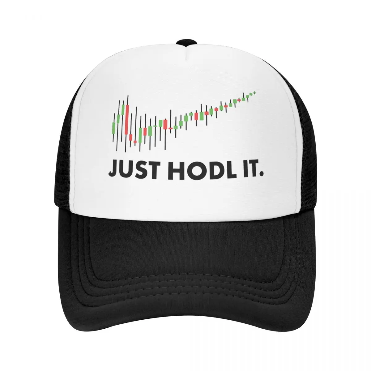 

Cool Just Hodl It Trucker Hat Women Men Personalized Adjustable Futures Bitcoin Cryptocurrency Blockchain Baseball Cap Summer