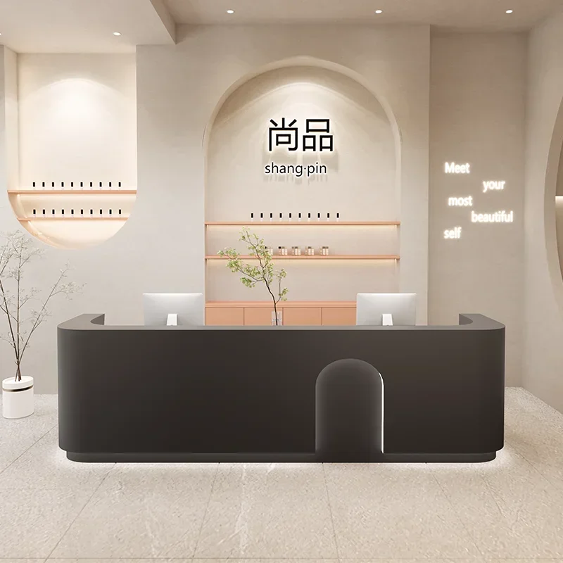 Стол Стойка регистрации Роскошная офисная эстетическая мебель Atelier Center Rezeption Desk