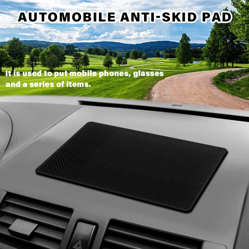 

Car -Slip Mat Pads Car Storage Mat Pads Car Non-Slip Mat Auto Silicone Interior Dashboard Phone -Slip Storage Mat Pads