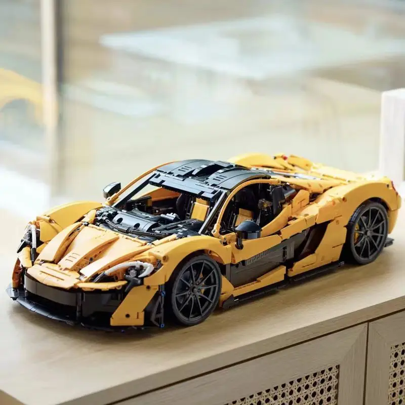 Новый технический 42172 P1 супер гоночный автомобиль строительные блоки 1:8 модель