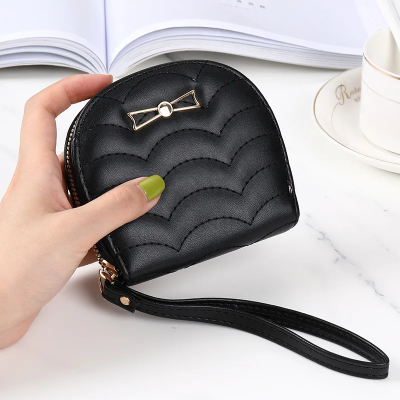 

Дропшиппинг модный новый кошелек для женщин короткий простой вышитый на молнии большой вместительный студенческий кошелек держатели для к...