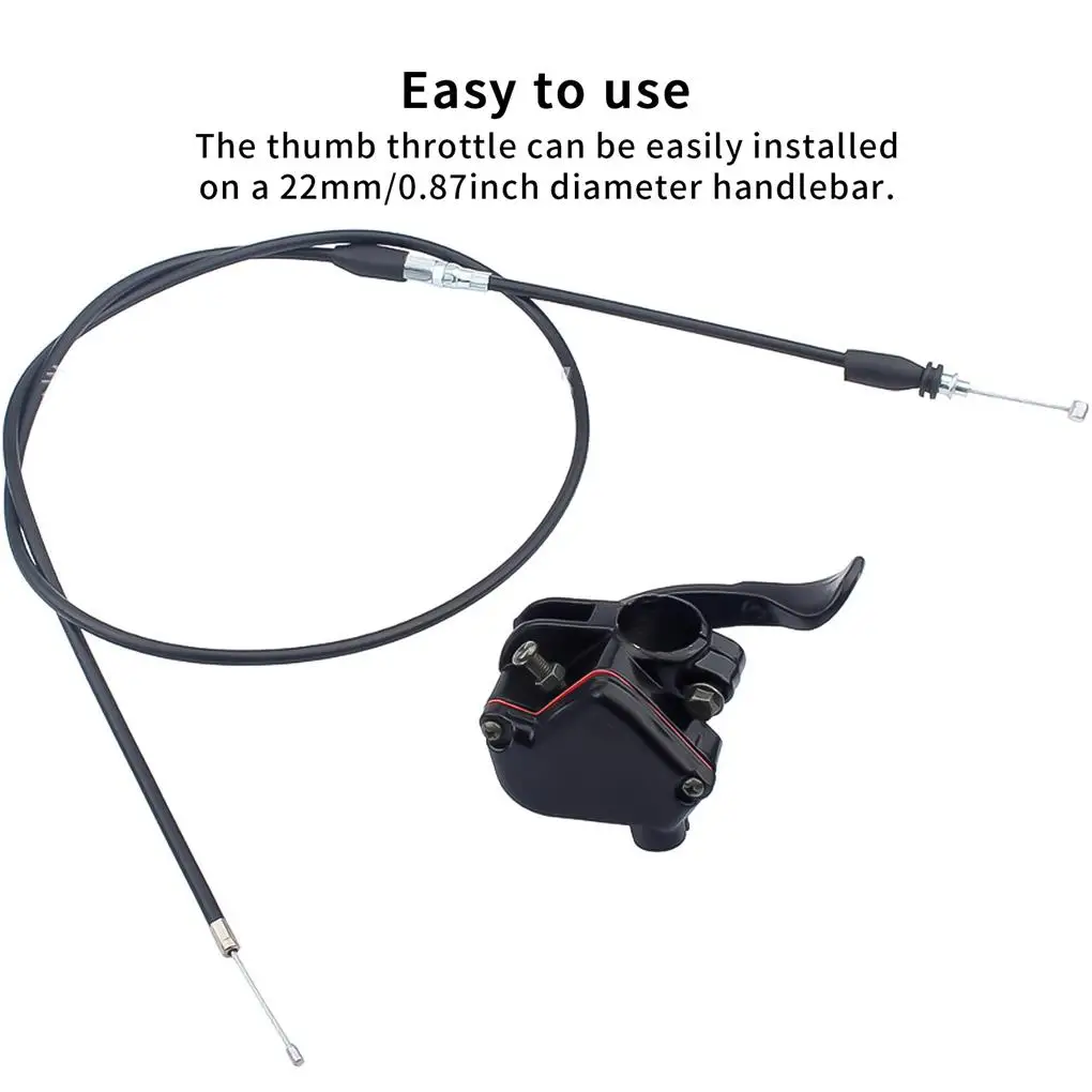 

Thumb Throttle Speed Control Kit Replace Fitting 50-250CC ATV Motor Controlling Refueling Lever Handlebar Accessories