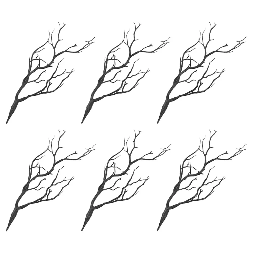 6 шт. поделки украшение на Хэллоуин искусственное растение офис осень поддельные