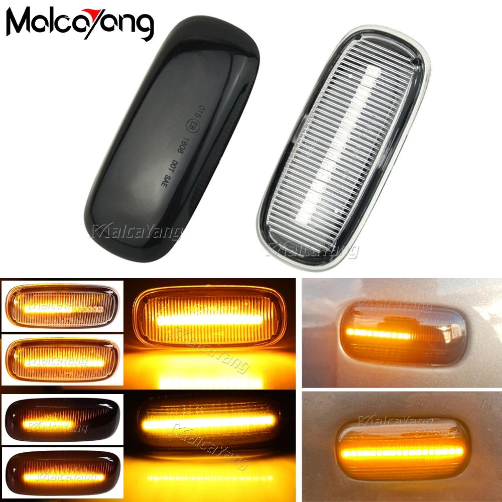 

Светодиодный динамический мигающий боковой маркер, указатель поворота, лампа-повторитель для Audi A3 S3 8L 2000-2003 A8 D2 1999-2002 TT 8N 2000-2006