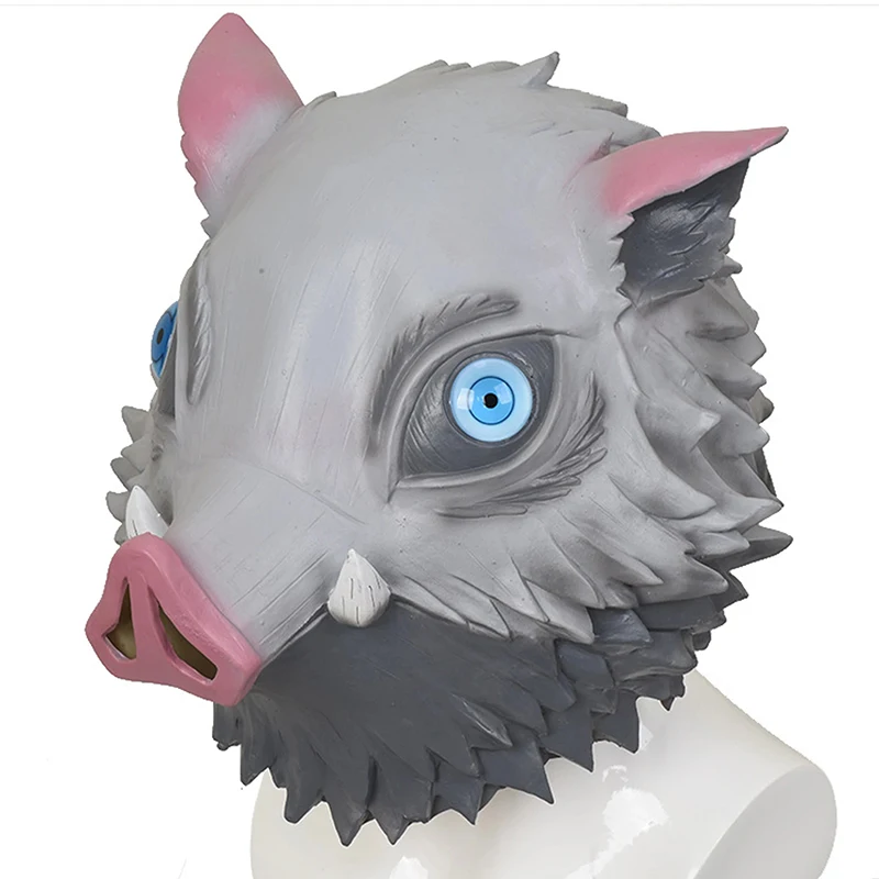 

Косплей-маска иносукэ из Хэллоуина из латекса для взрослых