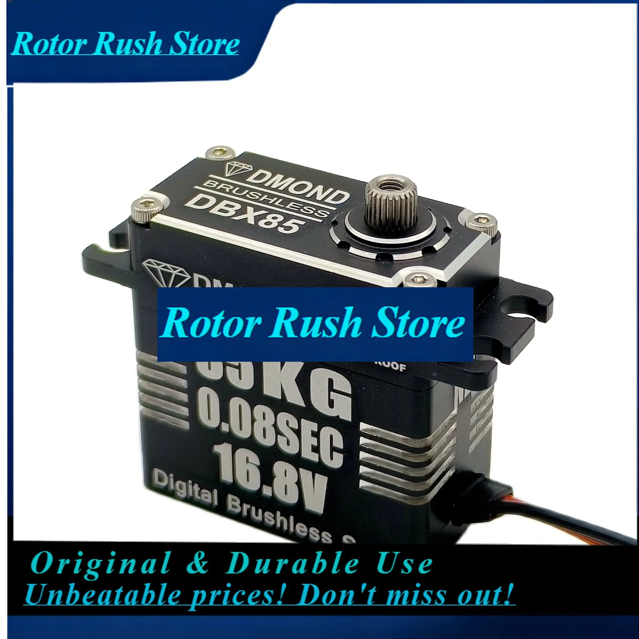 Фото RoRuSDMOND DBX85 85 кг 16.8В Бесщеточный двигатель с прямым приводом IP68 Водонепроницаемый Сверхмощный с нержавеющими шестернями 1/10 RC грузовик, индивидуальная сборка №1