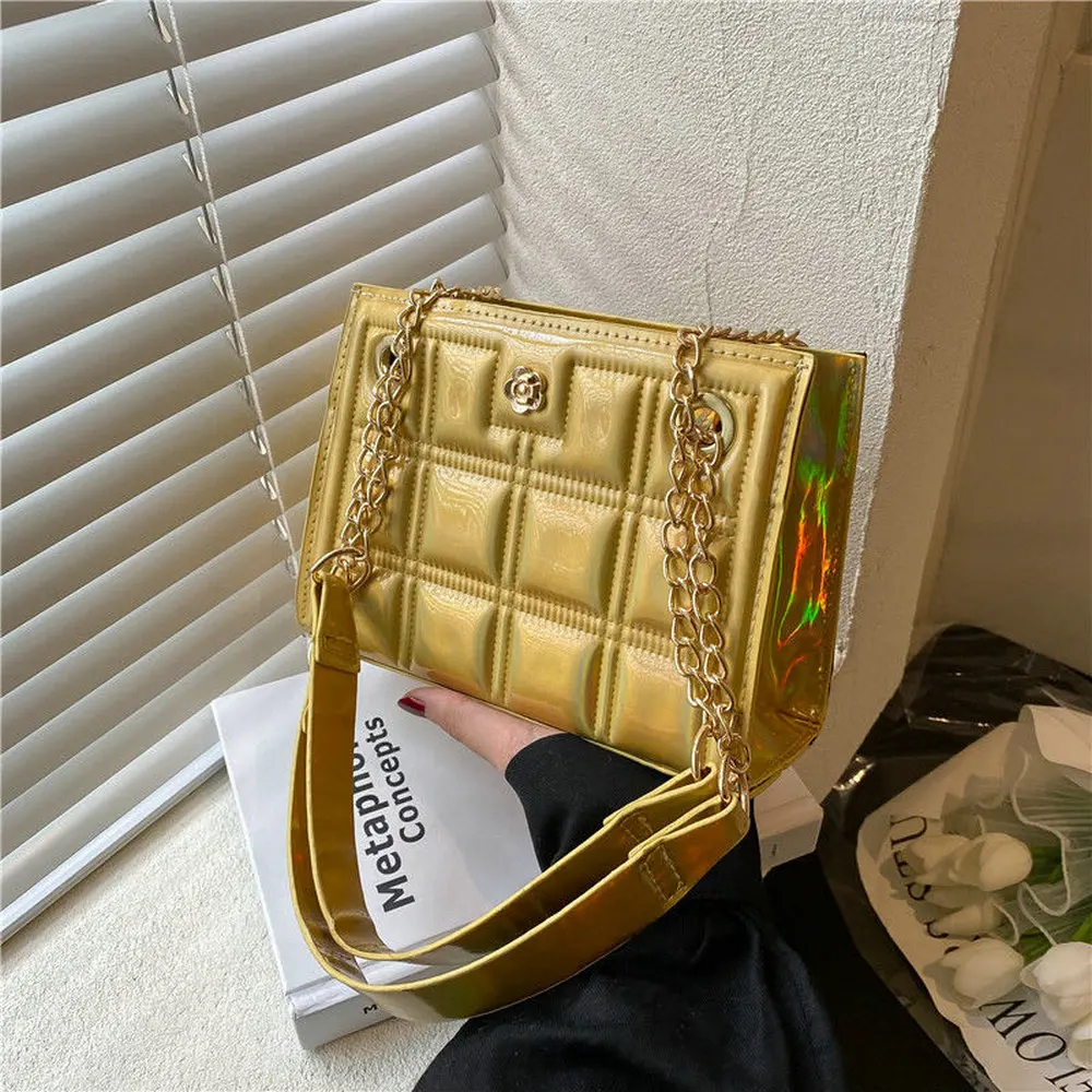 

2022 Women Messenger Bag for Women Trend Female Shoulder Bag Fashion Chain Square Leather Ladies Crossbody Bags Handbags