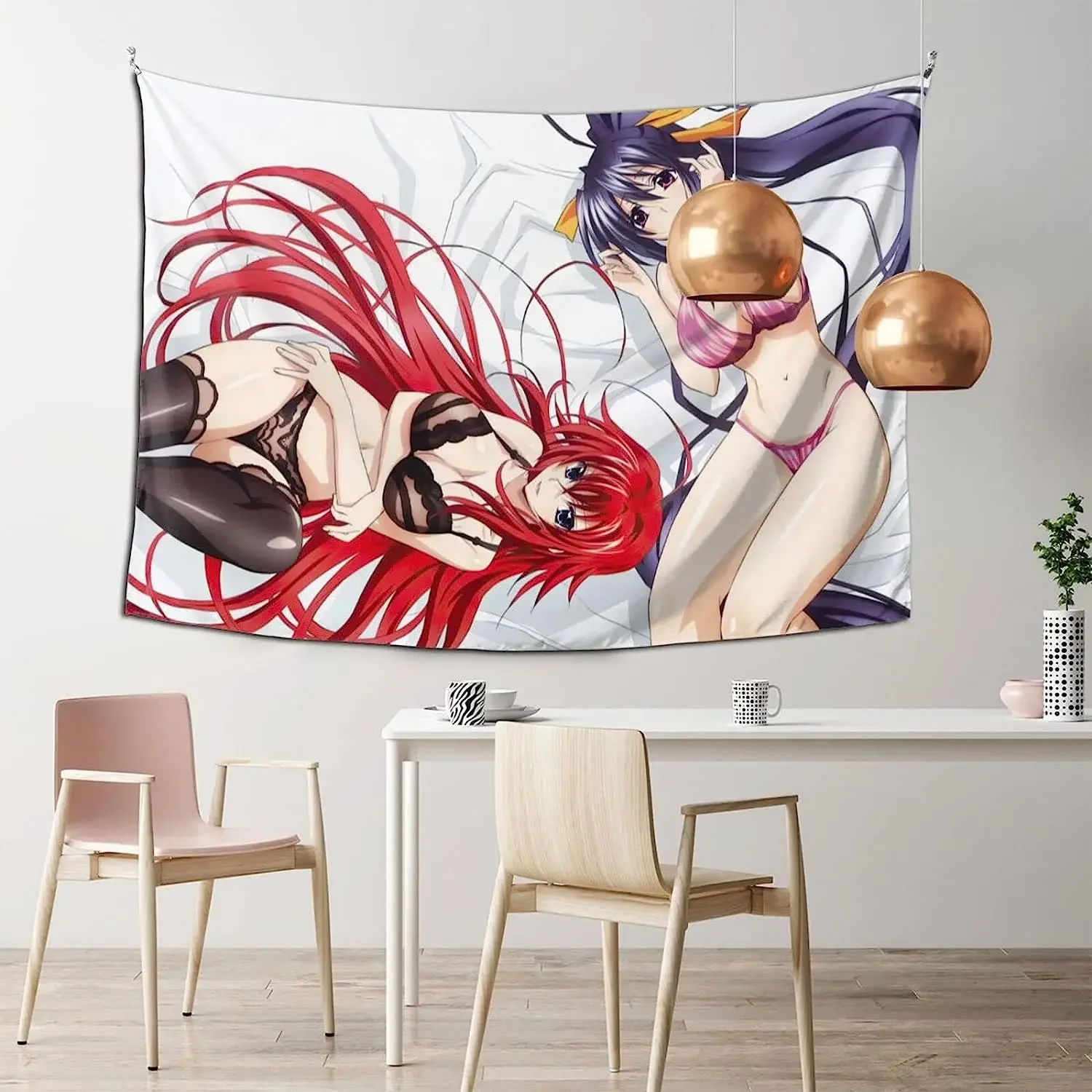 Манга старшая школа Dxd Rias Akeno гобелен настенный для дома вечерние комната