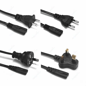 США, ЕС, евро, Австралия, Великобритания, Япония, IEC C7, кабель питания, Рисунок 8, удлинитель питания для зарядного устройства, портативное радио, Sony, PSP, 3, 4 принтера