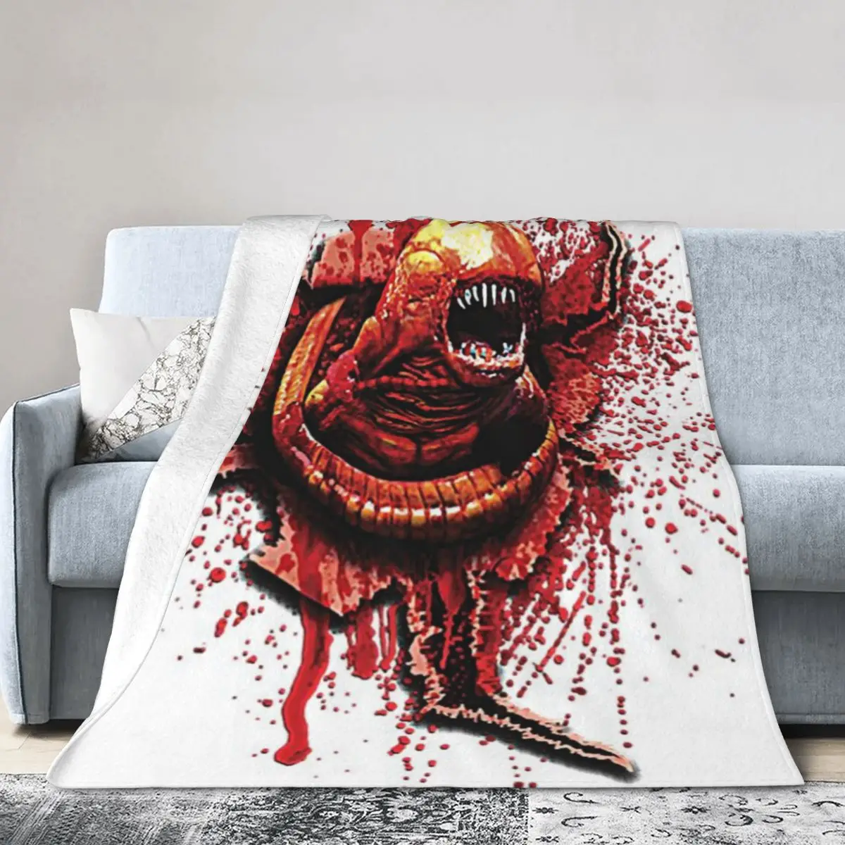 Ультрамягкое одеяло из микрофлиса Chestburster Xenomorph Sci