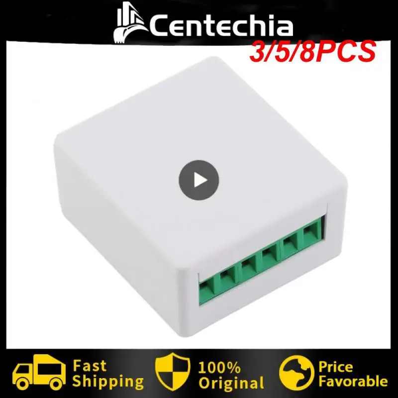 

3/5/8PCS Ac100-240v Homekit Wifi Smart Switch Voice Control Mini Breaker Module 16a Touch Wall Switch Tuya Light Switches