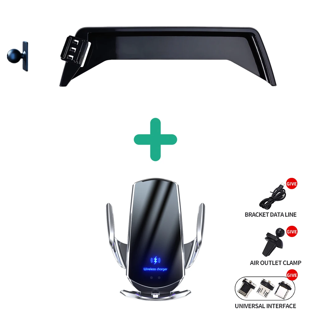 

Для BMW 7 серии G11 G12 2016 2017 2018 2019-2022 Автомобильный держатель для телефона Экран Фиксированная база Подставка для беспроводной зарядки Крепления для мобильных телефонов