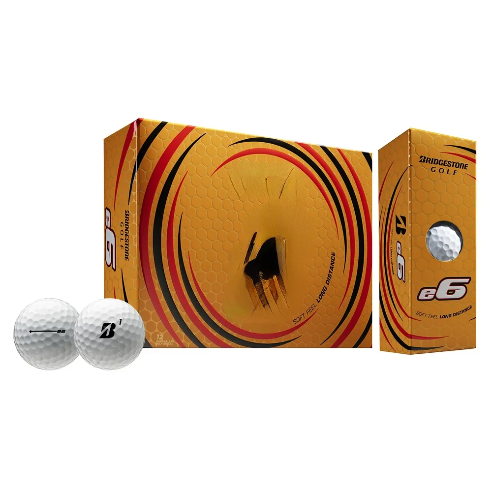 

e6 White Golf Ball, Dozen Golf trainer Golf aid Golf accesories Golf simulator 골프 카운터기 Stroke counter golf Golf grip