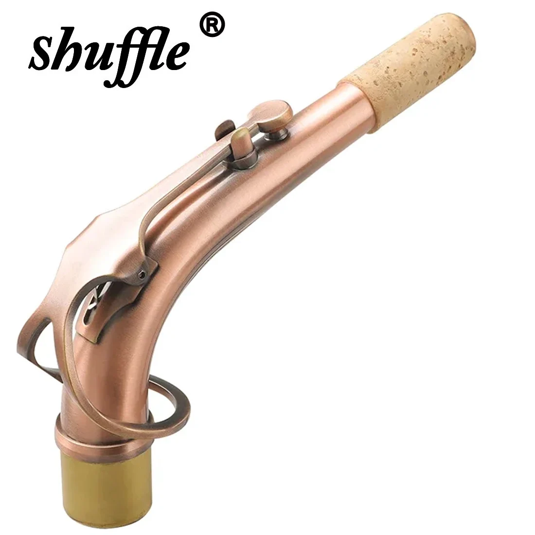 Альт-саксофон с изогнутым шейным соединителем латунный сменный красный античный