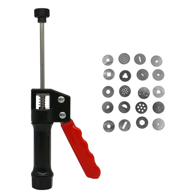 

DIY Craft Pottery Clay Extruder Fondant Cake Pastry Gun Modeling Tool Hand Milking Machine Kitchen Helper