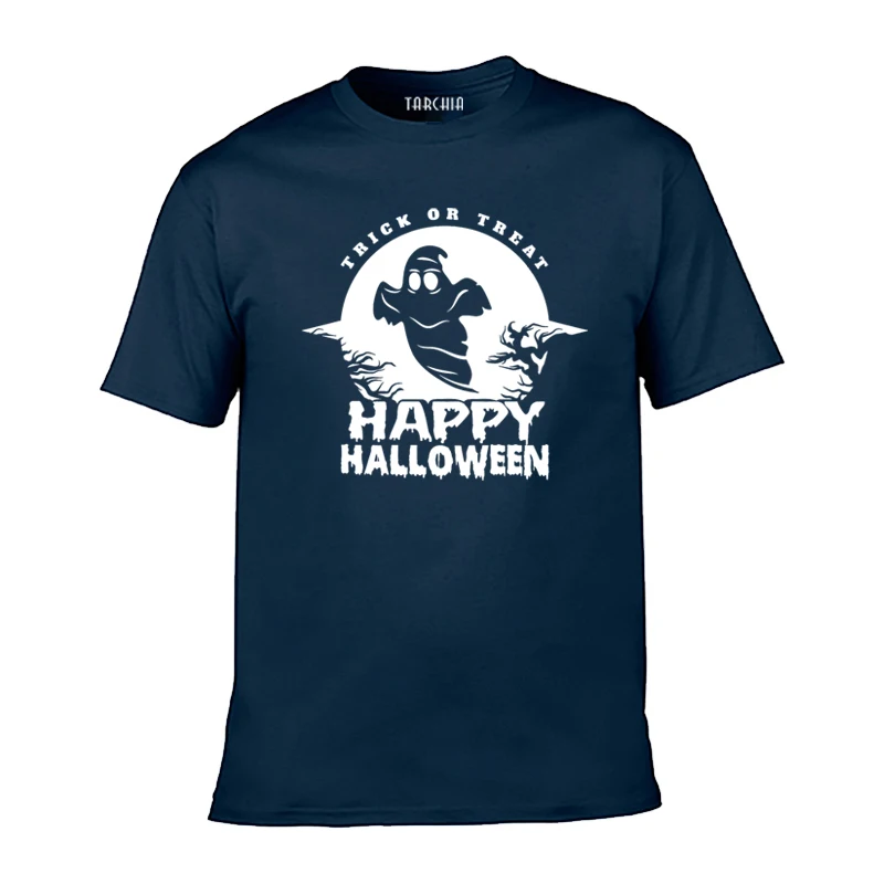 

TARCHIA 2022 New Tshirt Fashion Short Sleeve Cotton Happy Malloween Fitness Casual Men T-Shirt Fun Hip Hop Oversized Brand Cloth