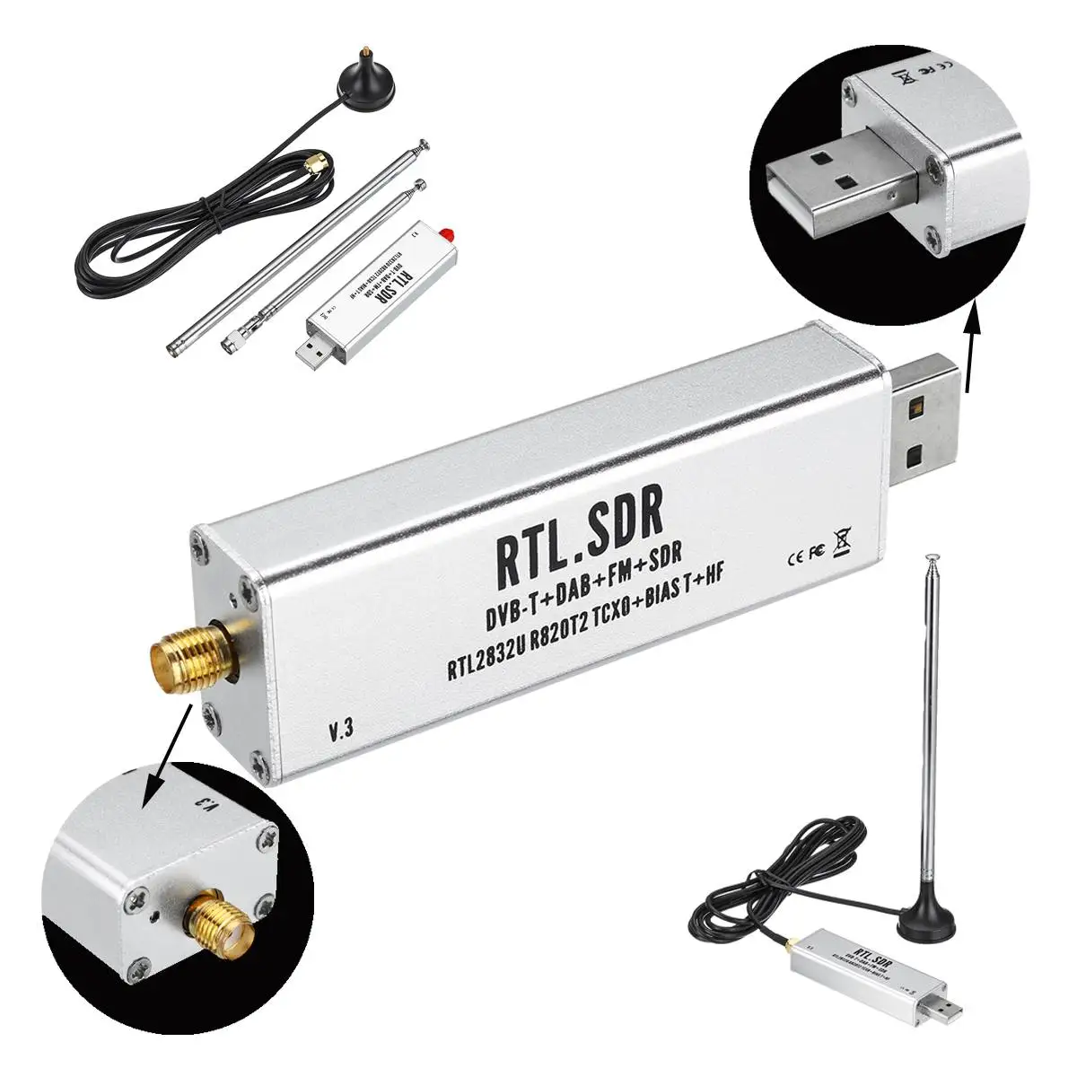 Rtl sdr blog. Rtl sdr v3.