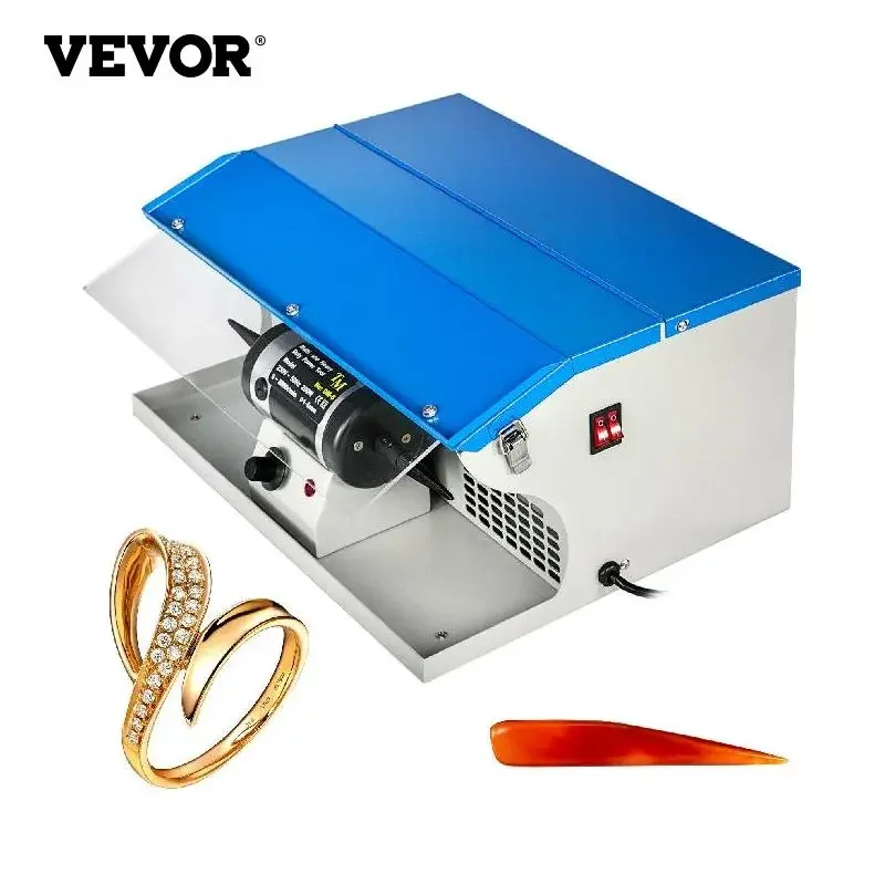 

Новинка, полировальная машина для ювелирных изделий 200 Вт, пылесборник светильник кой, настольная машина для изготовления и обслуживания юв...