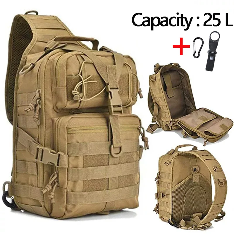 Купи Camping Backpack Men High Capacity Hiking Trekking Bag Outdoor Climbing Waterproof Military Tactical Multifunction Rucksacks за 1,245 рублей в магазине AliExpress