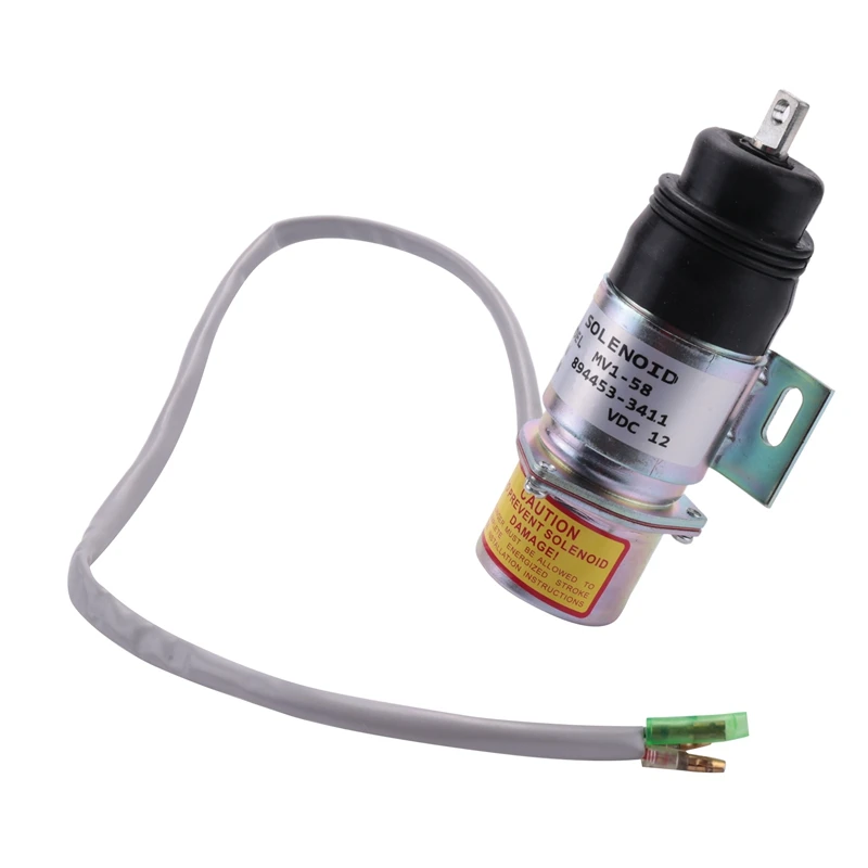 1 шт. стопорный соленоид 894453-3411 Φ 12 В постоянного тока для двигателя Hitachi Isuzu 8-94453341-0