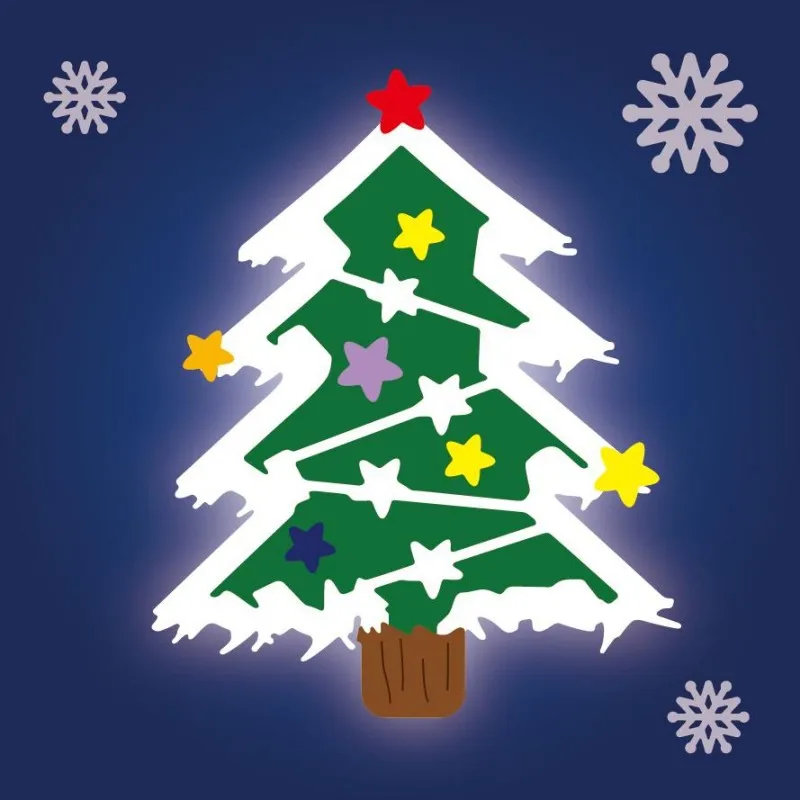 

Металлические пресс-формы 2023 Новые горячие продажи рождественские трафареты для «сделай сам» Скрапбукинг декоративное тиснение ручная работа штамповочный шаблон