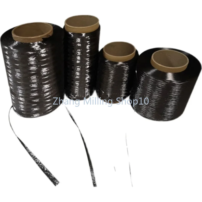 

High Modulus 1k/3K/6K/12K/24K Carbon Fiber Roving Yarn Filament Conductive Heating Filament 3800Mpa 10m