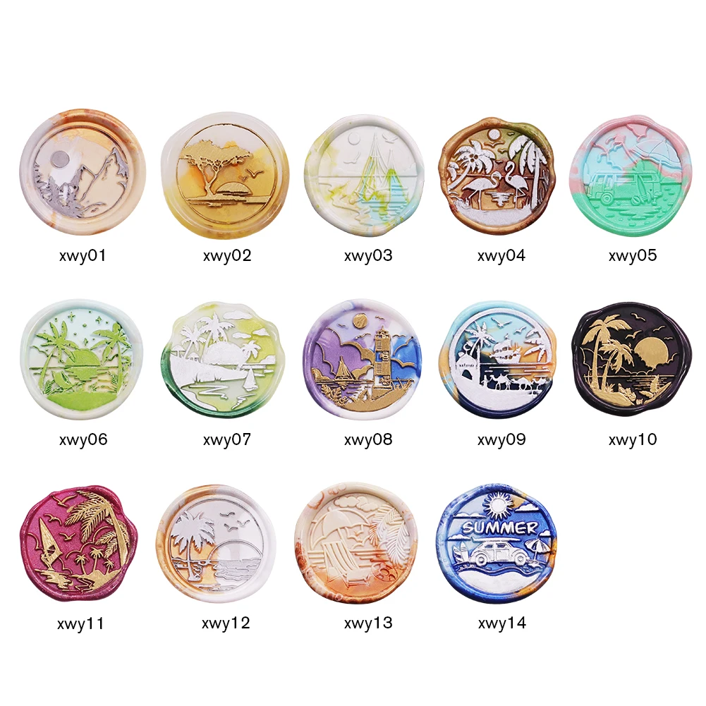 

Vintage Wax Seal Head Star Moon Craft Tool Unreal World Sealing Wax Stamps Head Fire Lacquer Handmade Album DIY Art dropshipping