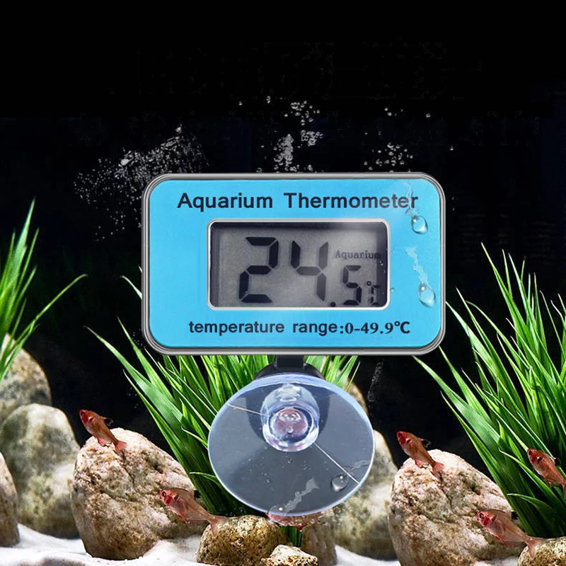 Электронный термометр водонепроницаемый с присоской цифровой дисплей для