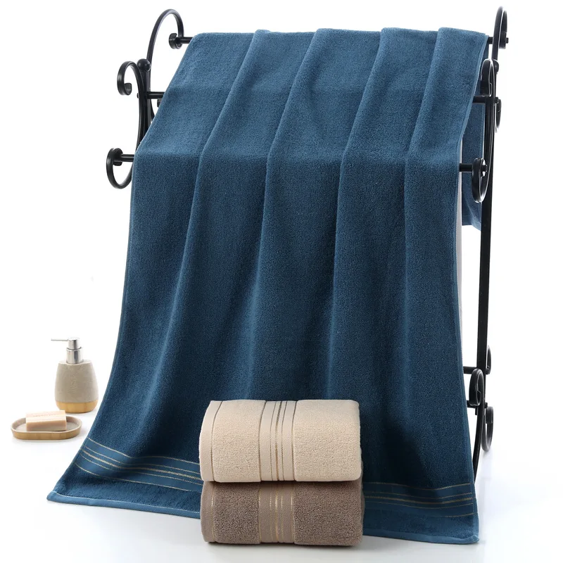 

Fashion Pure Cotton Towel Adult Face Wash Bath Towel Candy Color New Thickened Strong Absorbent Bath Towel Household Supplies