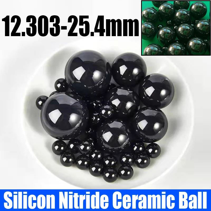 

1-10 шт., керамические шарики из нитрида кремния, точность G5, Si3N4, керамические шарики подшипников, фотобусины, роликовые бусины диаметром 12,303-25,4