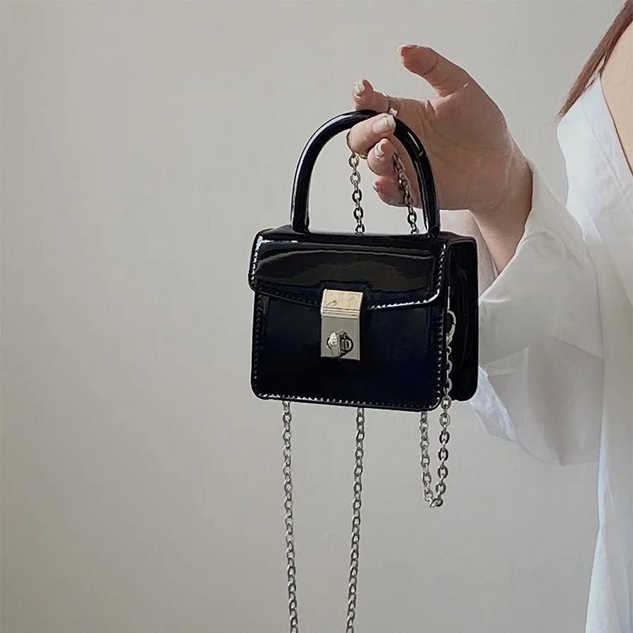 Маленькая квадратная сумка в стиле ретро для женщин модный кросс-боди саквояж на