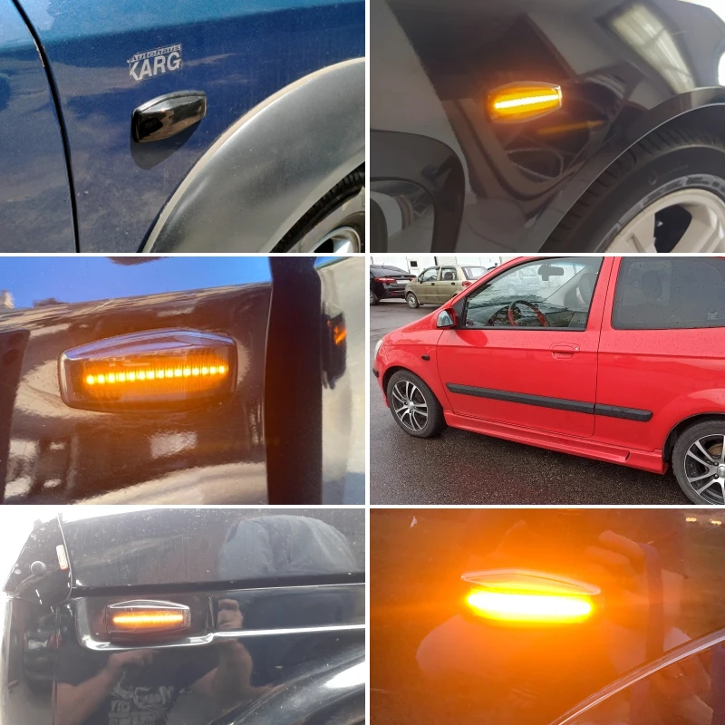 Для KIA Rio Sportage Sedona Picanto Morning Opirus Amanti Ggand Carnival MK3 Динамический мигающий указатель