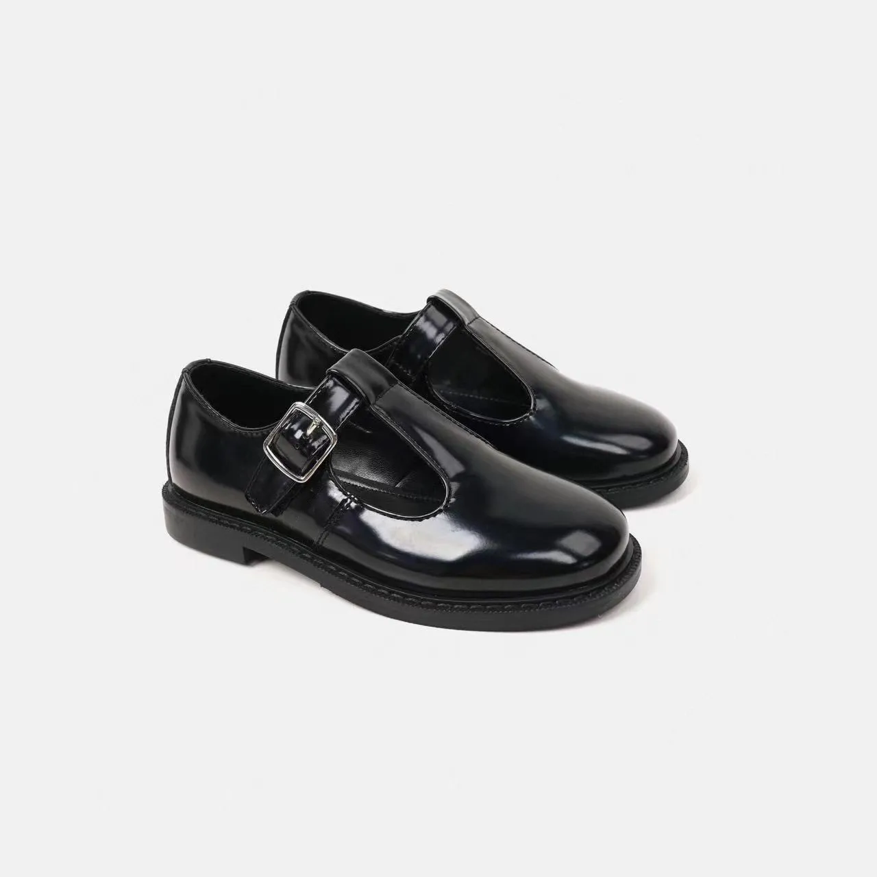 

2022 New White And Black Girls' Casual Shoes Elegant And Comfortable Children's Shoes 26-37