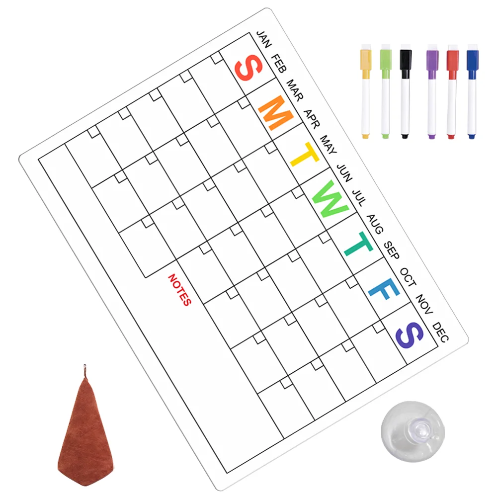 

Writing Pad Magnetic Reminder Small Dry Erase Board Plate Planning Boards Fridge