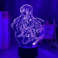 led light anime akame ga kill for kids bedroom decor night light brithday gift manga room desk 3d lamp akame ga kill