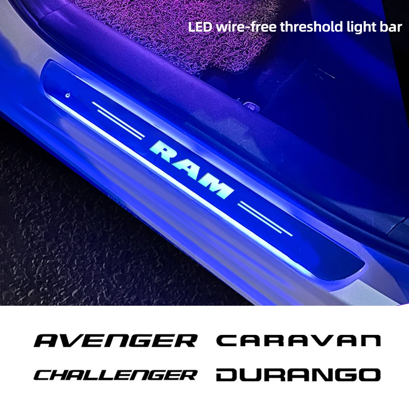 

Беспроводной светодиодный автомобильный порог под заказ, настроение, свет для Dodge AVENGER калибр, фургон CHALLENGER, зарядное устройство Дротика ...