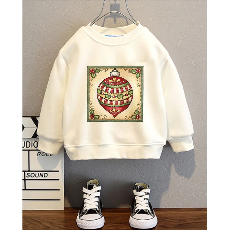 

Latest 2-7 Year Old Children's Sweatshirt Boys Girls Santa Claus Cartoon Anime Clothes Cute And Children Clothes Printing Wimter