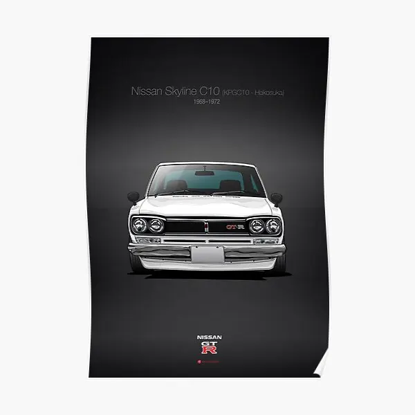 Nissan Skyline C10 Kpgc10 Hakosuka винтажный настенный плакат живопись смешное Современное украшение для дома роспись Декор для комнаты без рамки